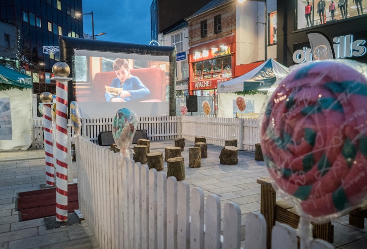 sit out cinema hire Northern Ireland, out door cinema hire