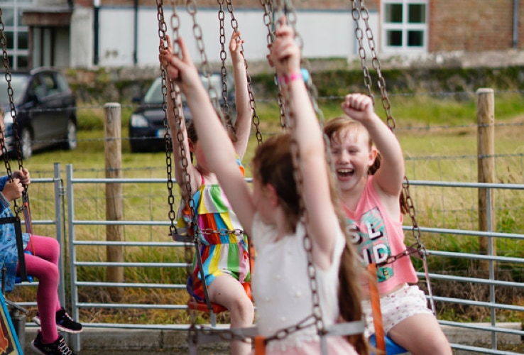 Chairoplane fun fair ride hire Northern Ireland