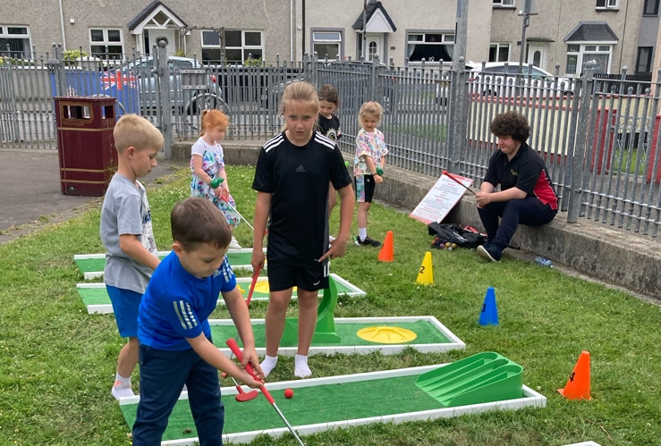 Portable Crazy golf hire Northern Ireland