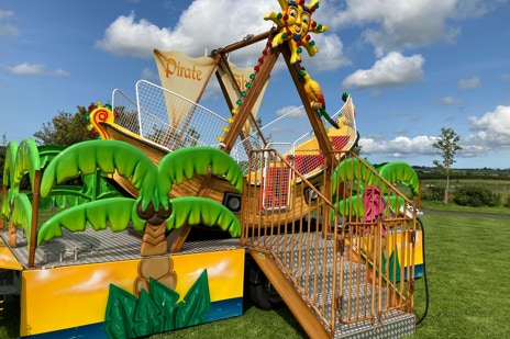 amusement ride hire Northern Ireland mini pirate boat 