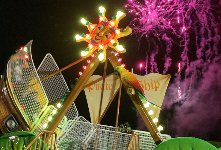 Pirate boat fairground ride hire Northern Ireland