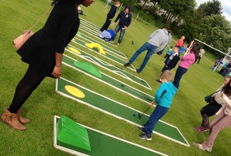 Mobile mini golf hire Northern Ireland