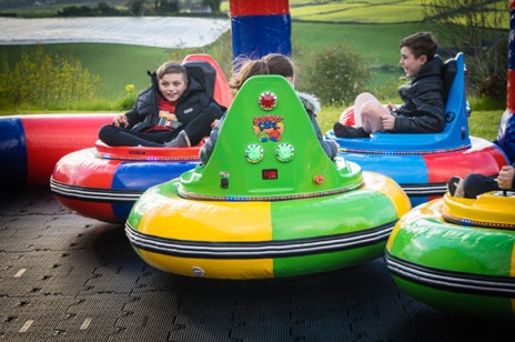 Bumper car hire Northern Ireland. Spining bumper car rental